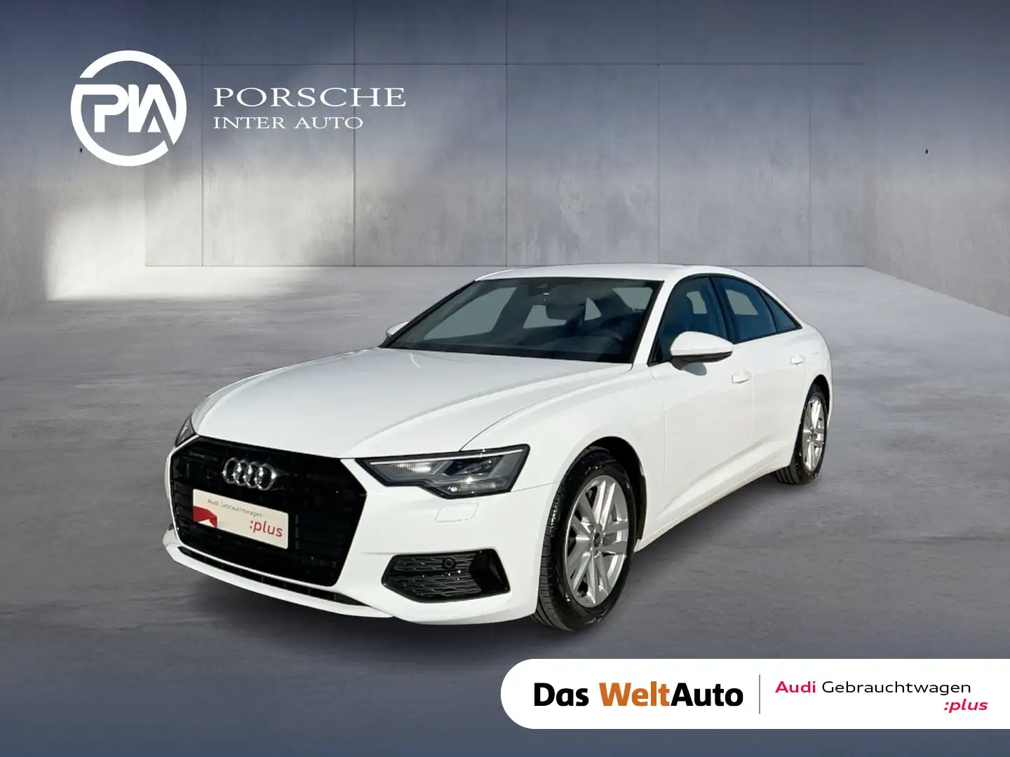 Audi A6 Limousine 50 TFSI e quattro Sport Weiß - 1
