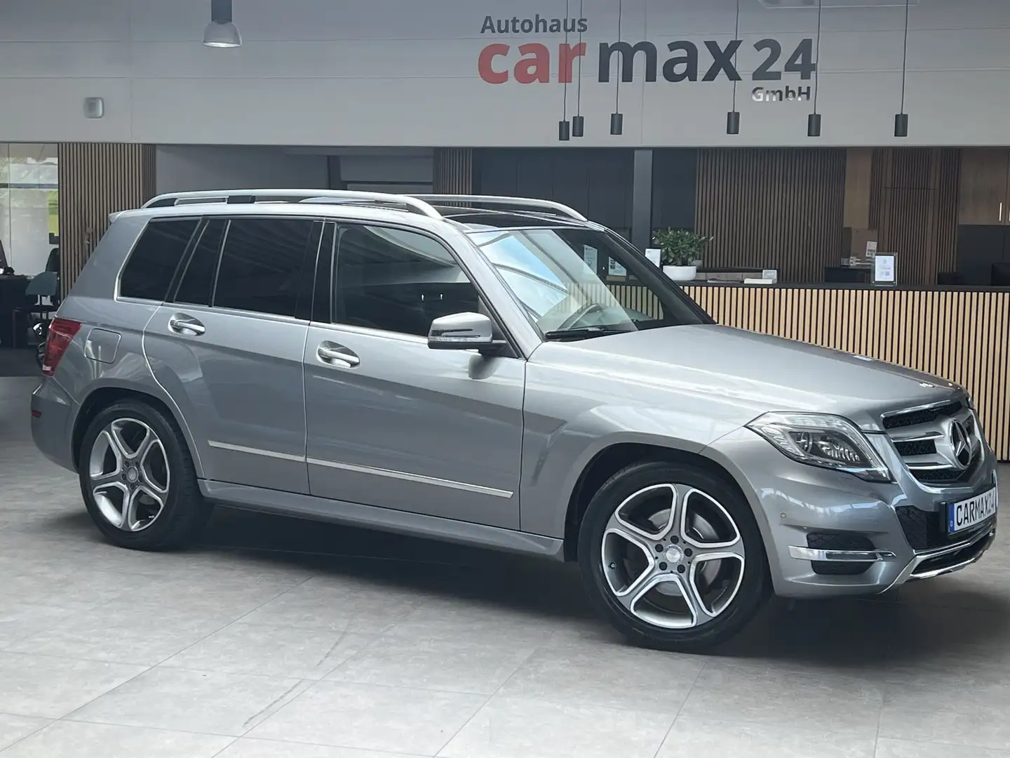 Mercedes-Benz GLK 220 CDI4M Aut Leder Sport AHK Navi Xen PDC Срібний - 1