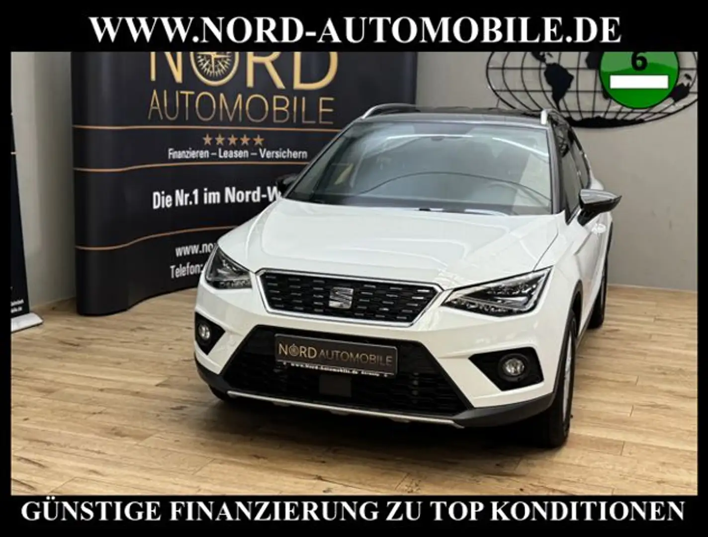 SEAT Arona XCELLENCE 1.0 TGI Navi/LED/SHZ/Kamera Xcellence White - 1