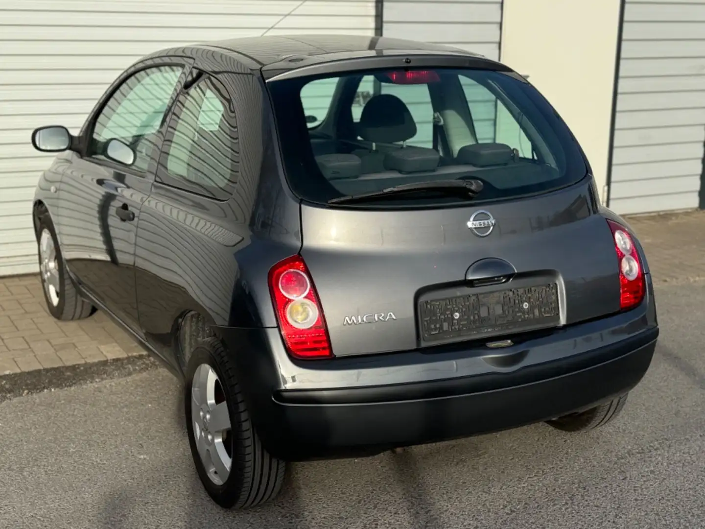 Nissan Micra 1.2 Steuerkette-1.Hand-Klima-8fach-Scheckh Grau - 1