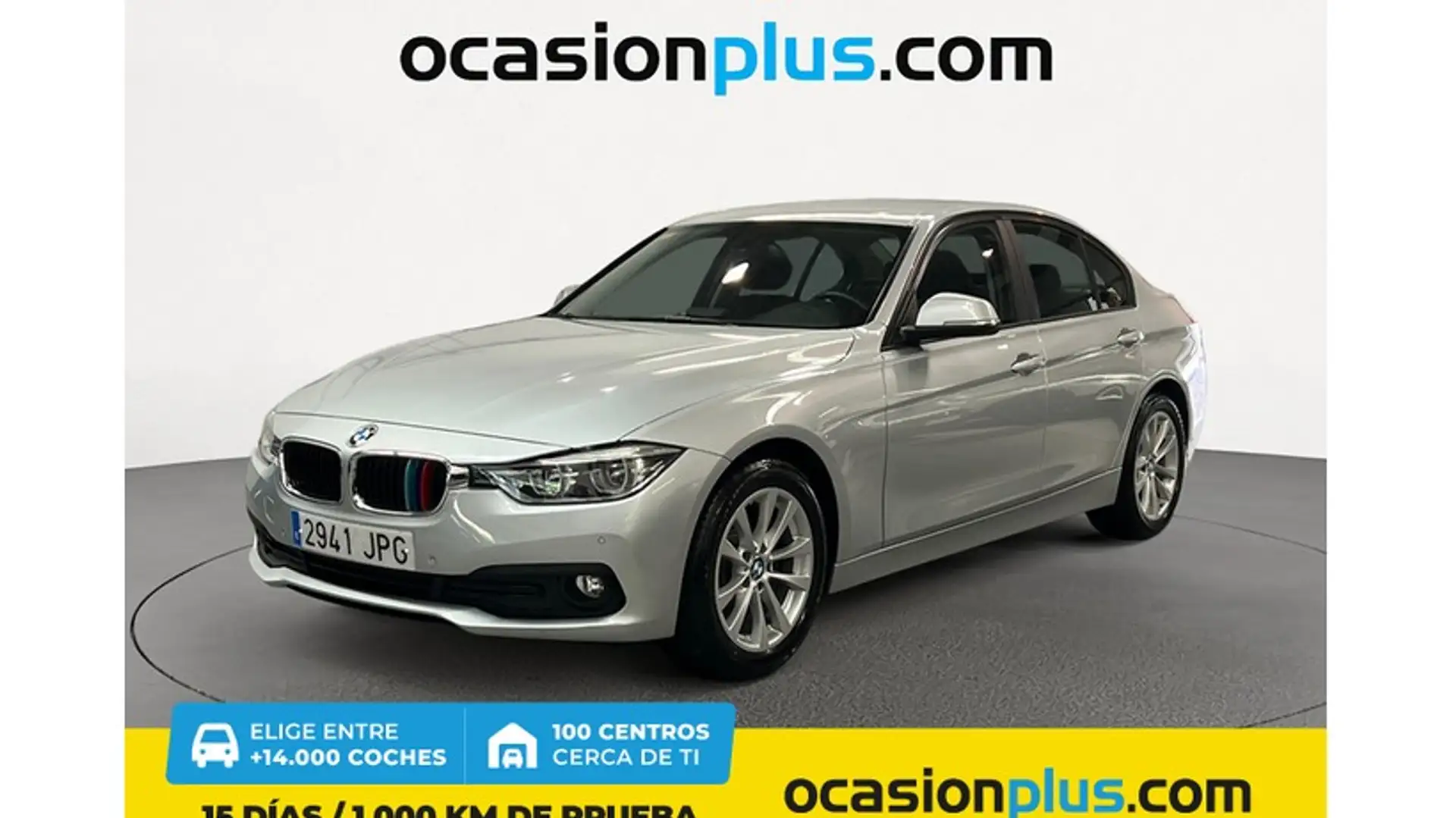 BMW 318 318d Argent - 1
