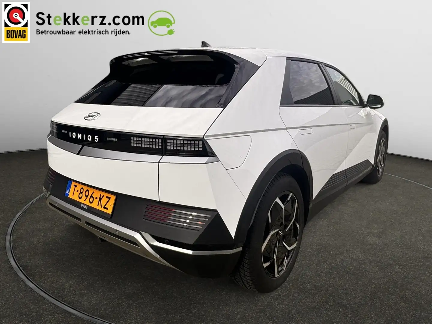Hyundai IONIQ 5 Connect 77.4 kWh half leer, el.verst. stoelen, sto Blanc - 2