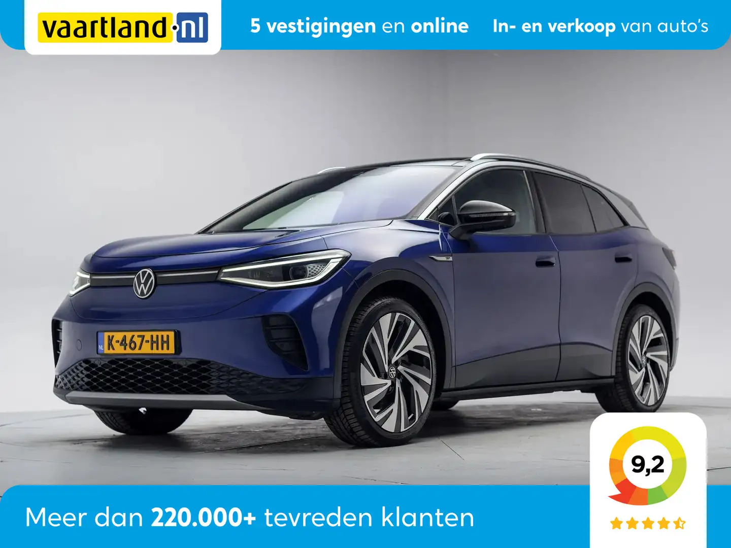 Volkswagen ID.4 ID.4 Max 77kWh SOH 90,6 [HUD, Pano, Warmtepomp, Ma Blauw - 1