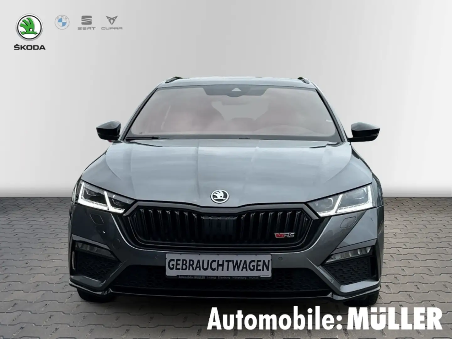 Skoda Octavia Skoda RS Combi 2.0 TDI 200 PS*DSG*LED*Navi*HUD*19' Gris - 2