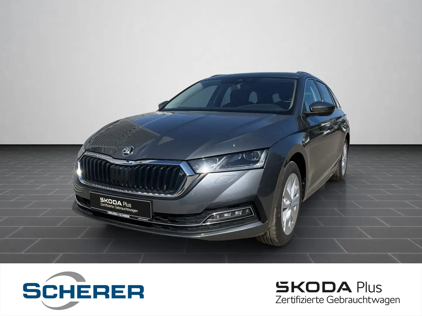 Skoda Octavia Combi 1.5 TSI Style MATRIX-LED SHZ RFK A Grijs - 1
