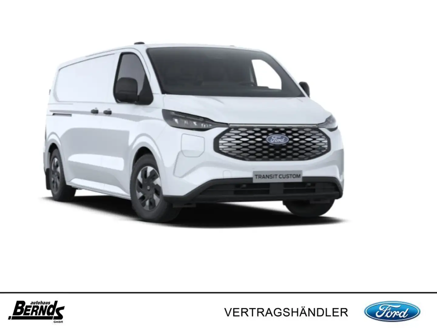 Ford E-Transit Custom 320 L1H1 LKW HA Trend Blanc - 2