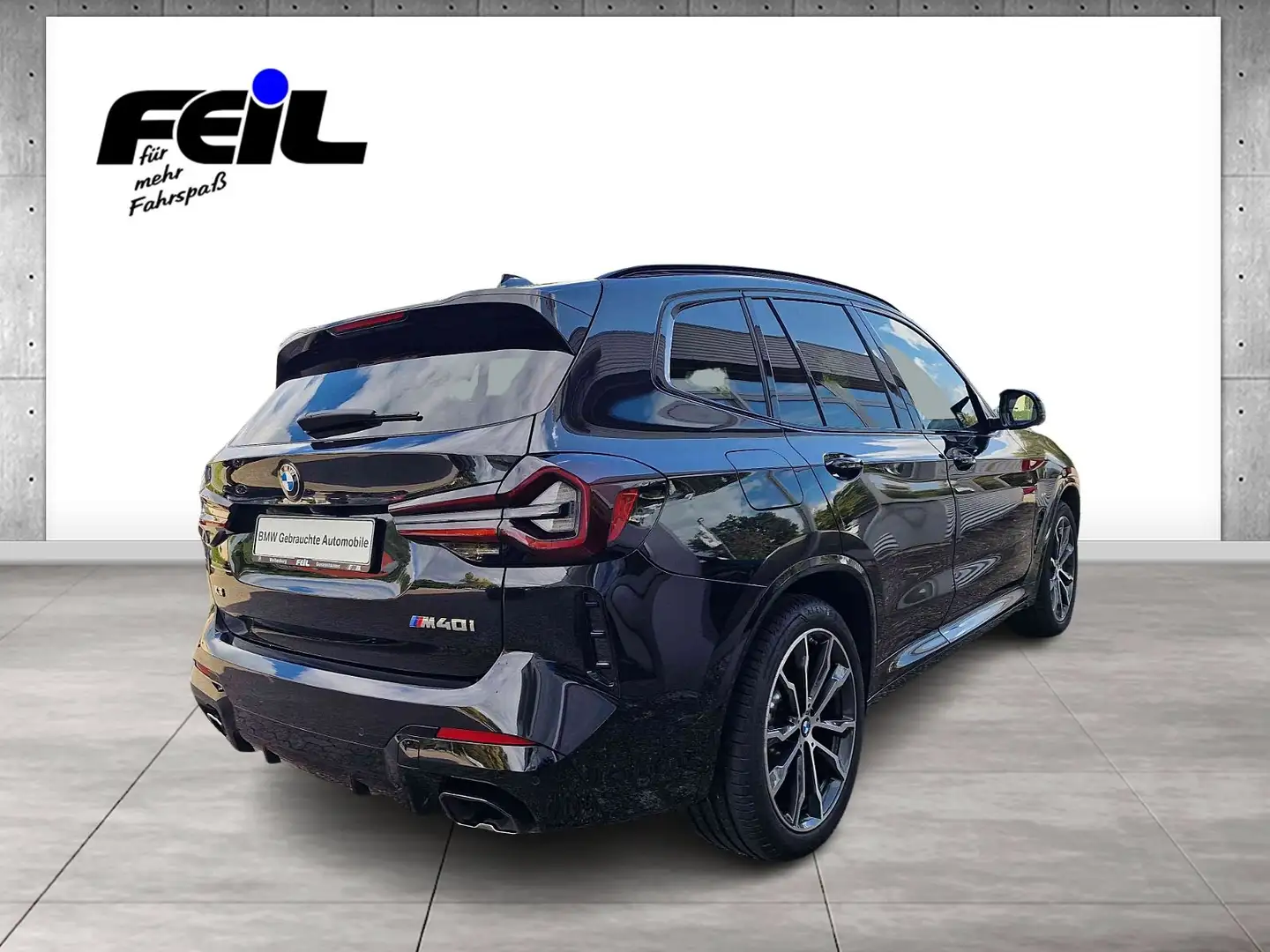 BMW X3 M 40i Head-Up HK HiFi DAB LED WLAN RFK Shz Schwarz - 2