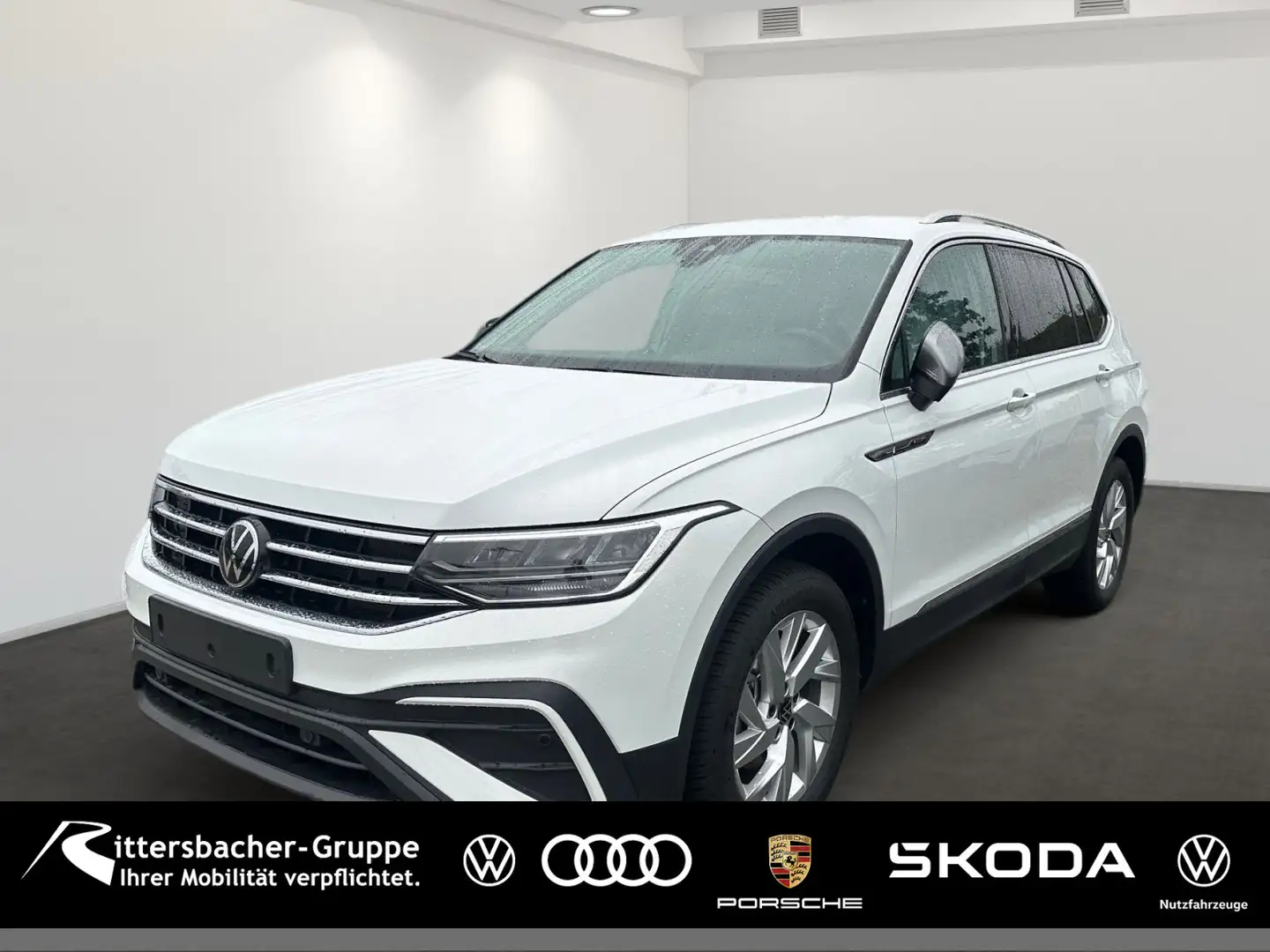Volkswagen Tiguan Allspace 2.0 TDI Life DSG AHK Navi LED Re Weiß - 1