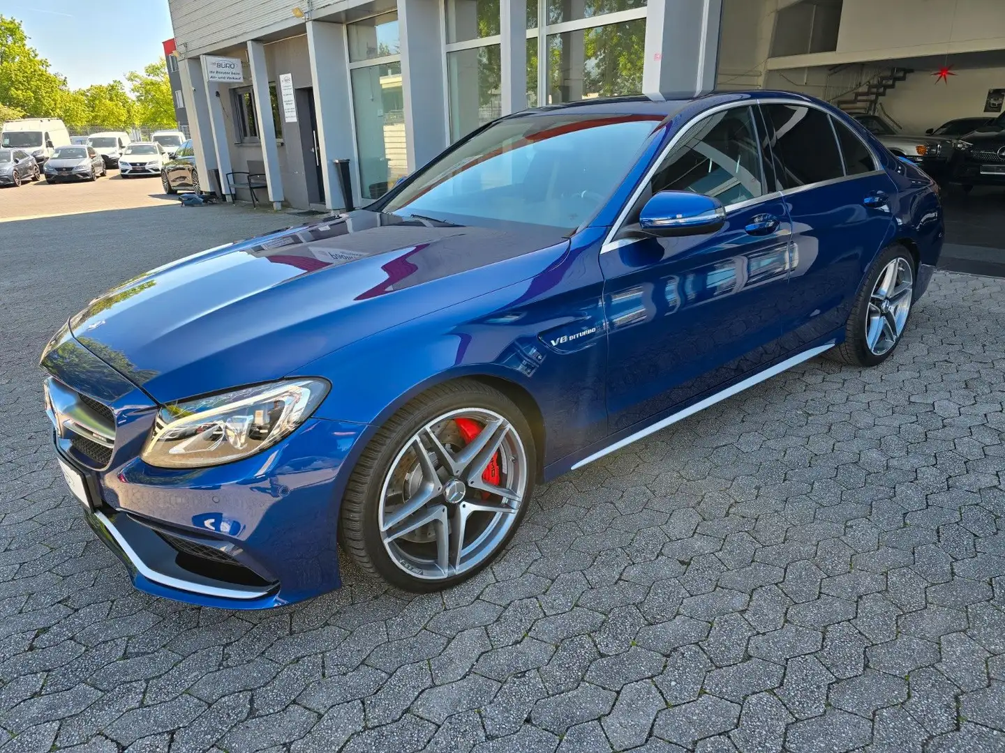 Mercedes-Benz C 63 AMG C 63 S AMG *Burmester*Sternenhimmel*Garantie* Blau - 1