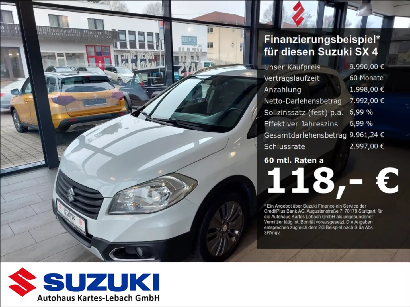 Suzuki SX4 S-Cross Comfort 4x4 1.6 DDiS Panorama Blanc - 1