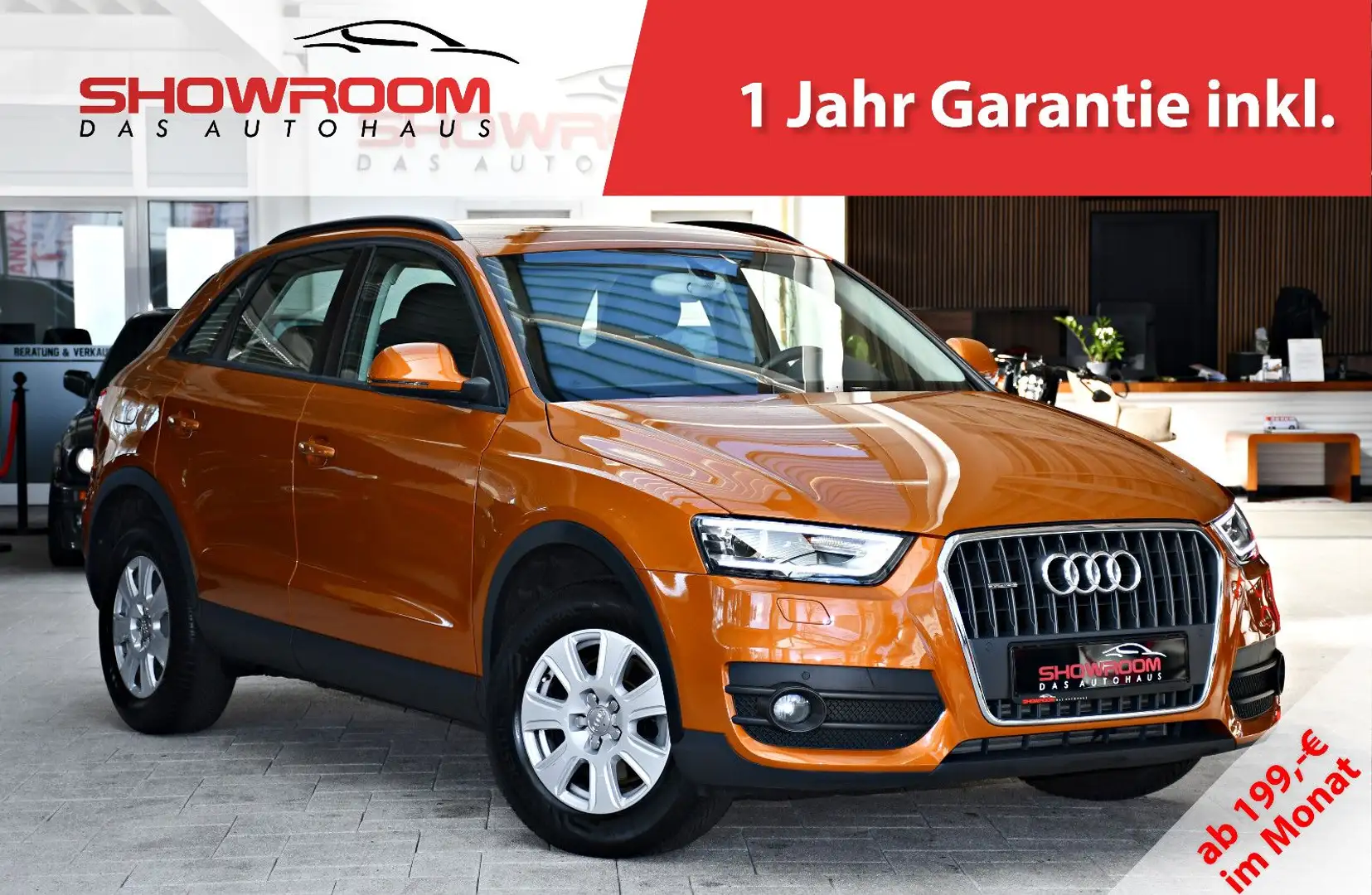 Audi Q3 2.0 TFSI quattro S-Tronic  26tkm! Orange - 1