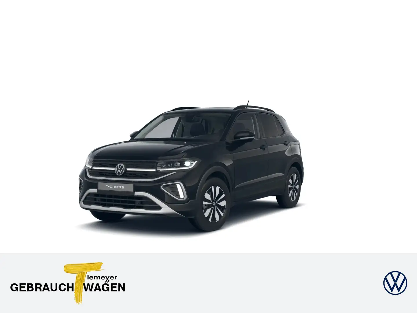 Volkswagen T-Cross 1.0 TSI DSG LIFE GOAL IQ.LIGHT ACC KAMER Schwarz - 1