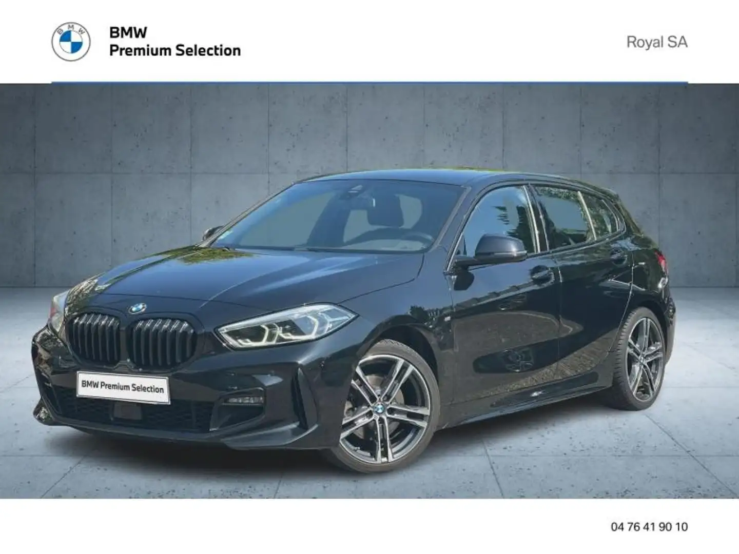 BMW 118 118dA 150ch M Sport 8cv Zwart - 1