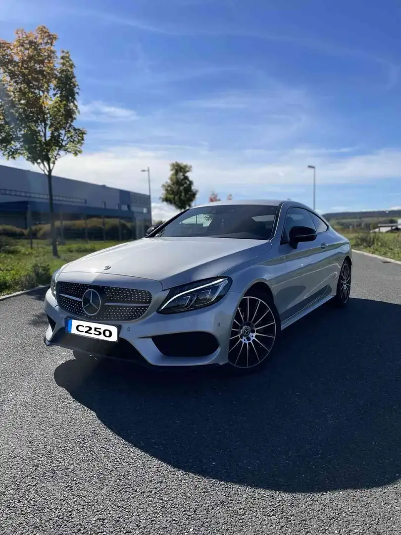 Mercedes-Benz C 250 Coupe 9G-TRONIC AMG Line Silber - 1