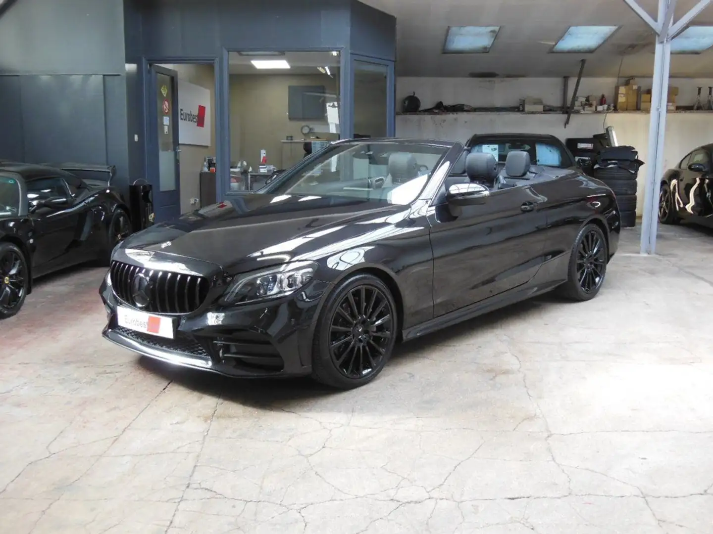 Mercedes-Benz C 220 CABRIOLET 220 D 194CH AMG LINE 9G-TRONIC 10CV Noir - 1
