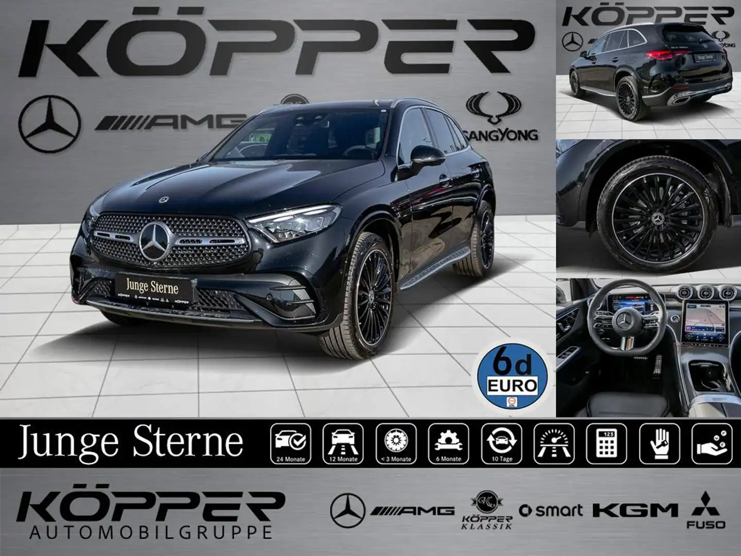 Mercedes-Benz GLC 400 e 4M AMG Premium Pano AHK Digi L Distr. Negru - 1