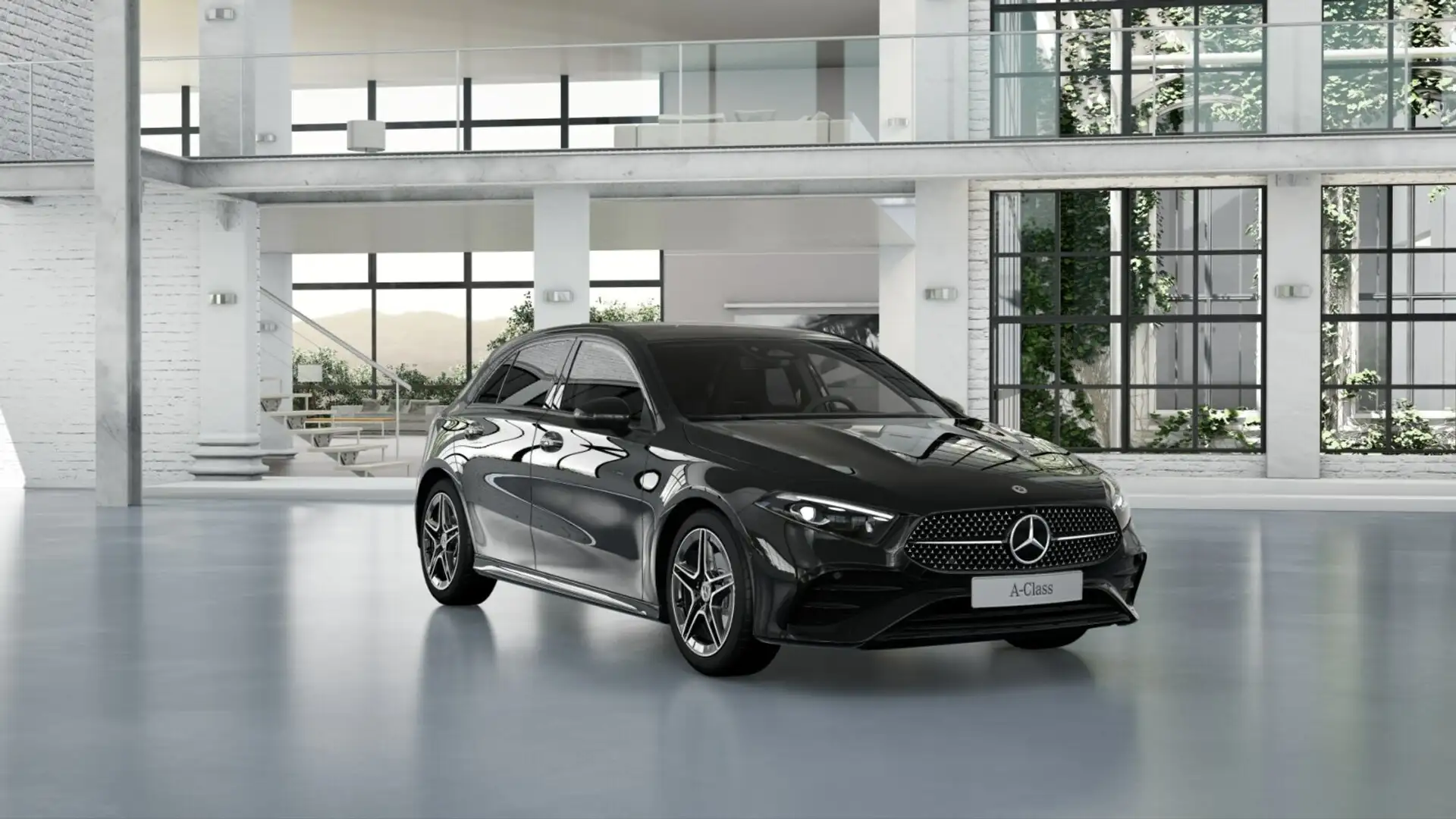 Mercedes-Benz A 200 A 200 AMG+NIGHT+DISTRO+PANO+KAMERA+AMBI+TWA+MLED Schwarz - 2