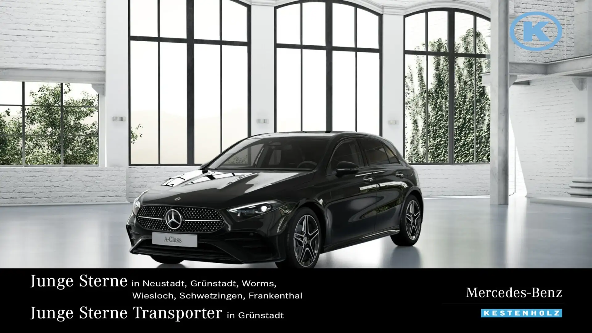 Mercedes-Benz A 200 A 200 AMG+NIGHT+DISTRO+PANO+KAMERA+AMBI+TWA+MLED Schwarz - 1