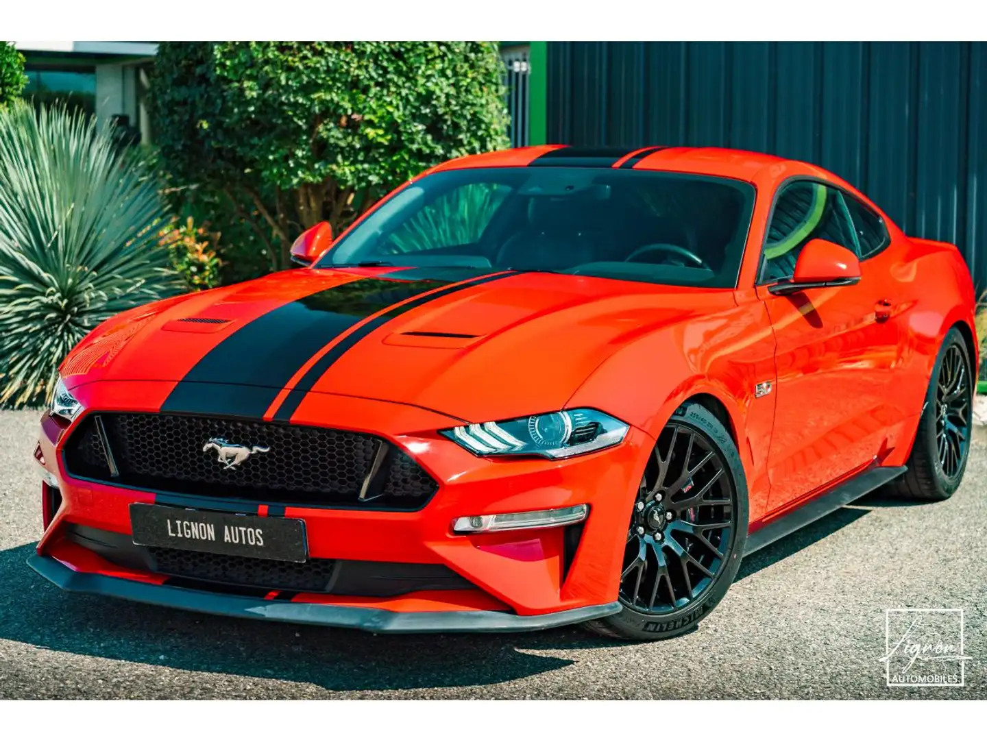 Ford Mustang Mustang Fastback 5.0 V8 Ti-VCT - 450 - BVA  FASTBA Rouge - 1