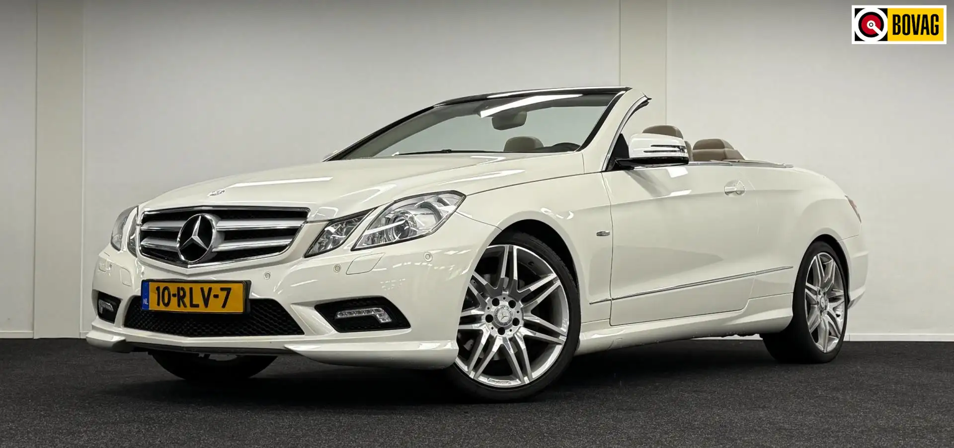 Mercedes-Benz E 350 Cabrio CGI Elegance*Cabriolet*OriginNL*Nap*FullOpt Blanc - 1