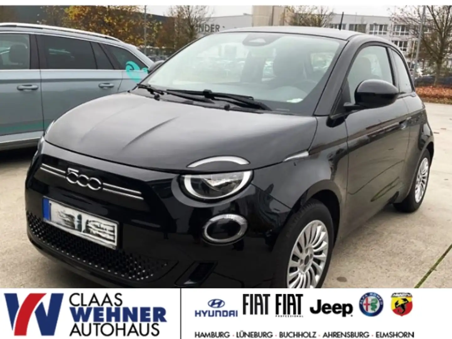 Fiat 500e Action Automatik Komfort,-Radio & Winter-Paket Nav Schwarz - 1