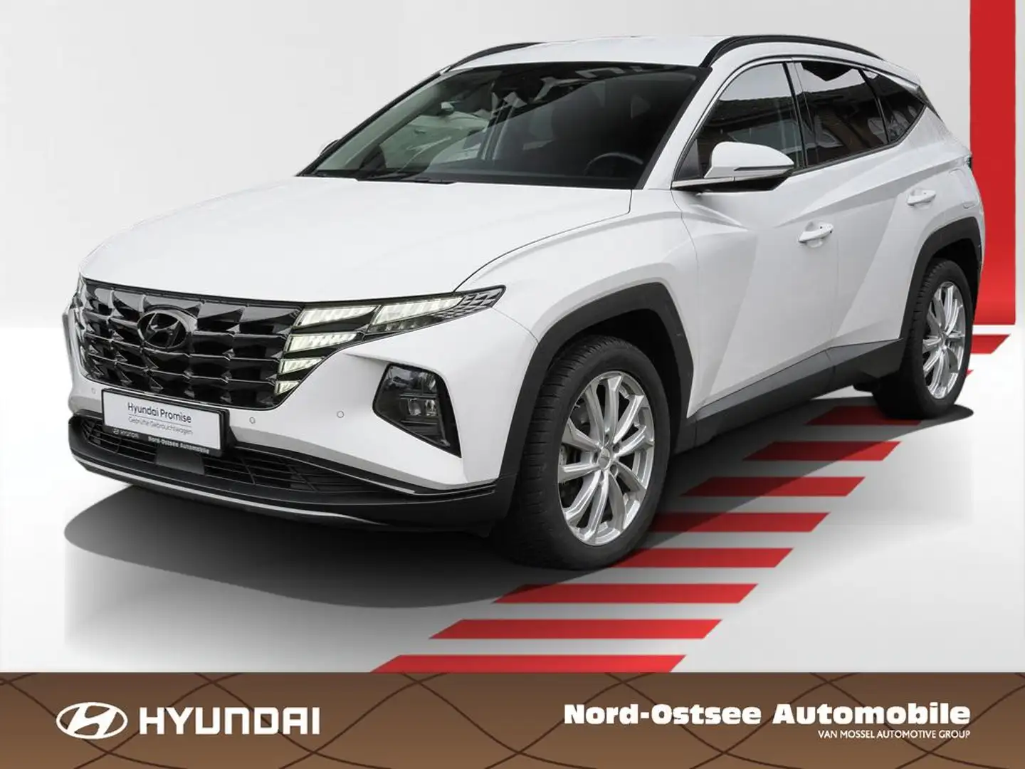 Hyundai TUCSON 1.6 TREND LED NAVI KAMERA KLIMAAUTOMATIK Blanc - 1