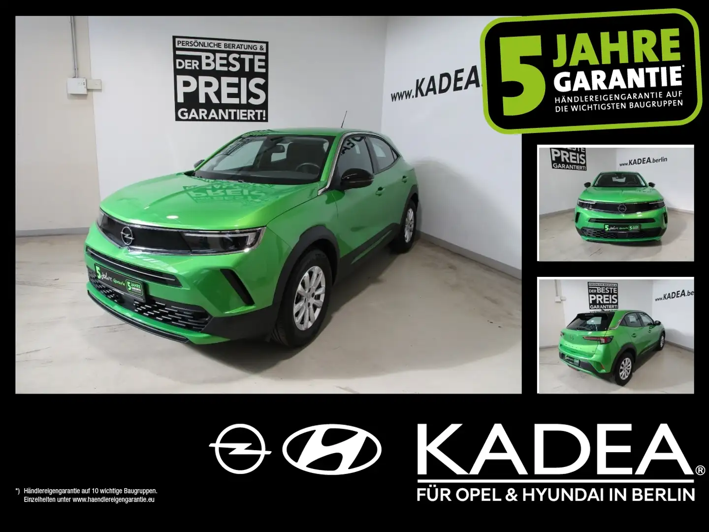 Opel Mokka e 180°Kamera,Navi,Lenk+Sitzhzg.,LED, Grün - 1