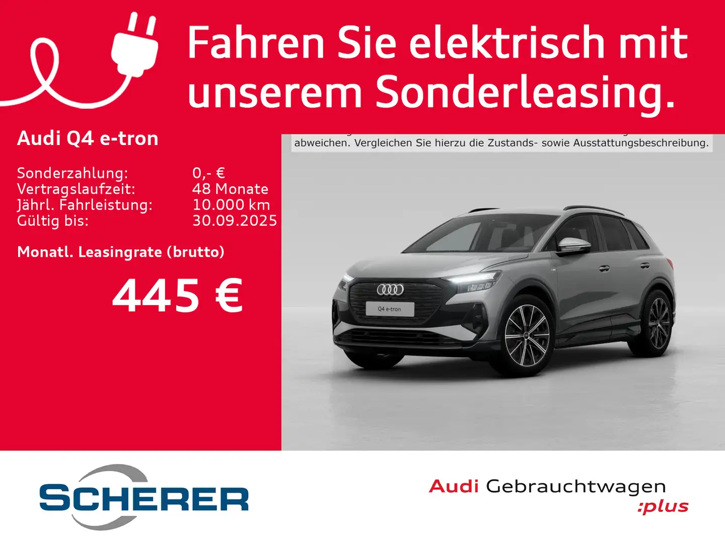 Audi Q4 e-tron 45 e-tron 210 kW Grau - 1