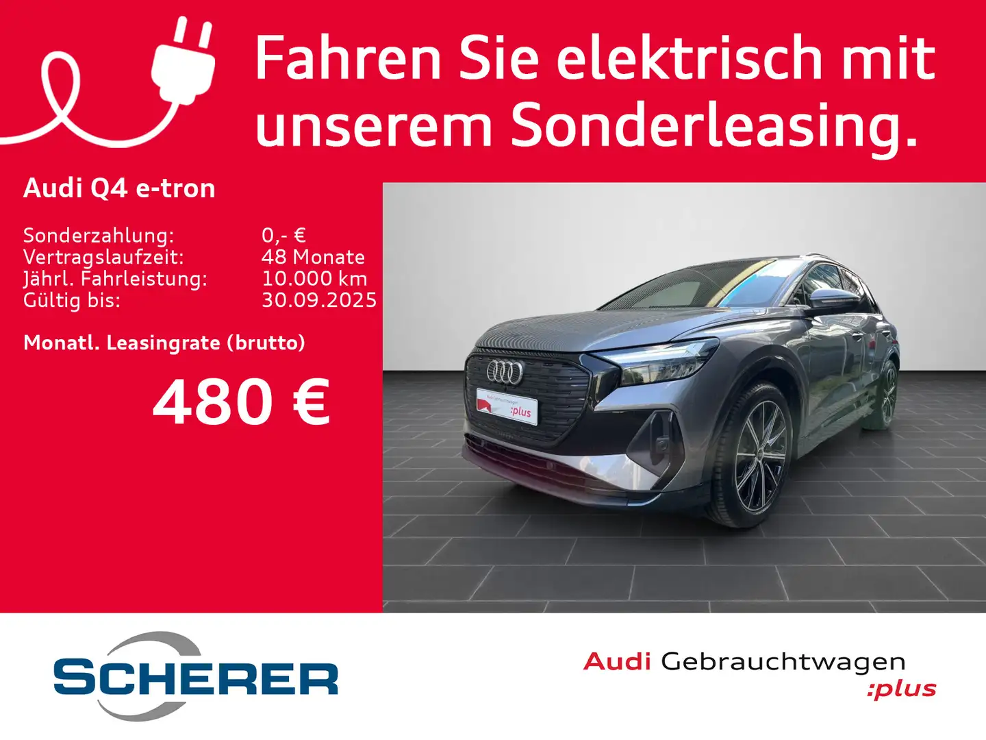 Audi Q4 e-tron 45 e-tron 210 kW Grau - 1