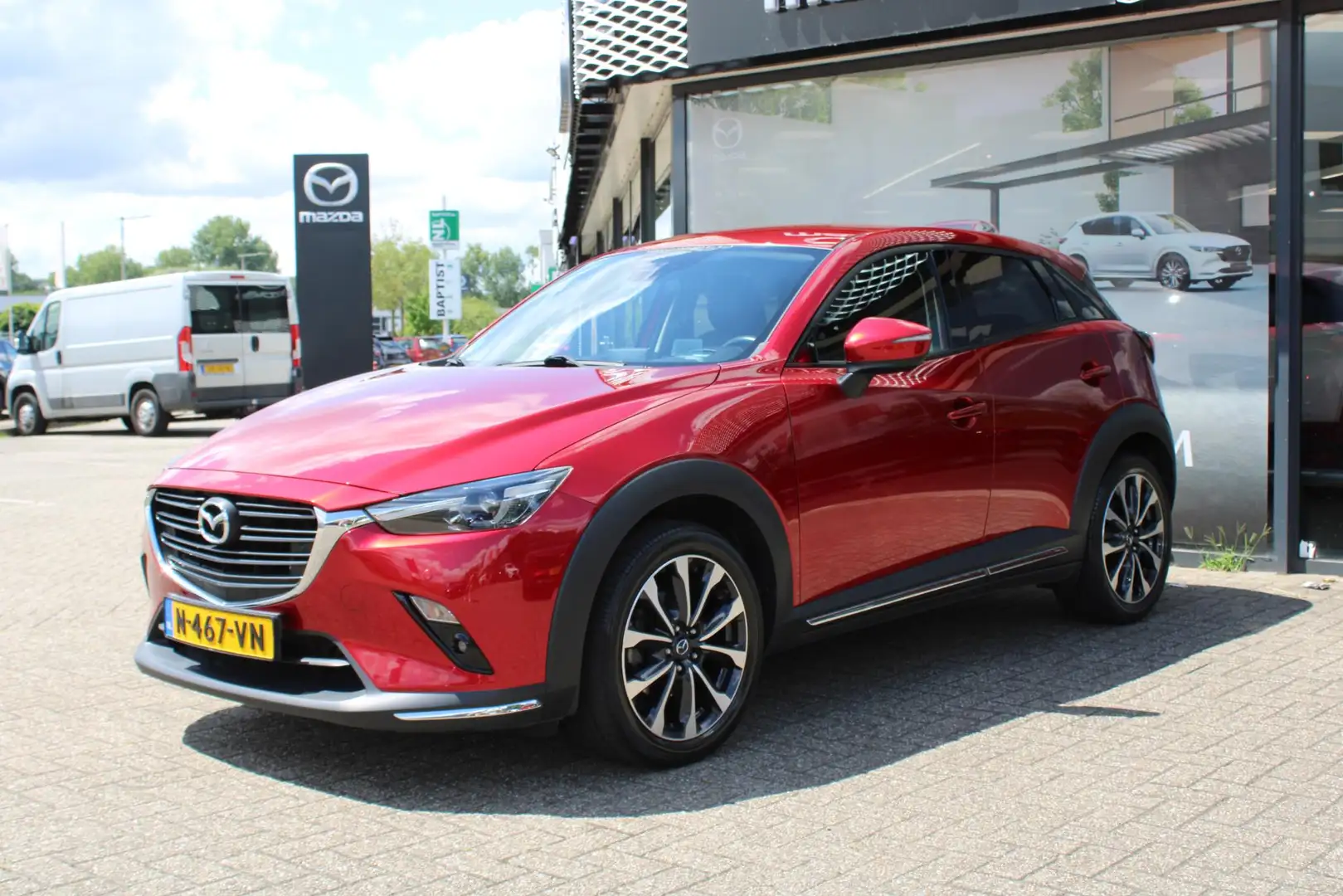 Mazda CX-3 2.0 SkyActiv-G 120 GTM-Line , Trekhaak, Navi, Appl Rood - 2