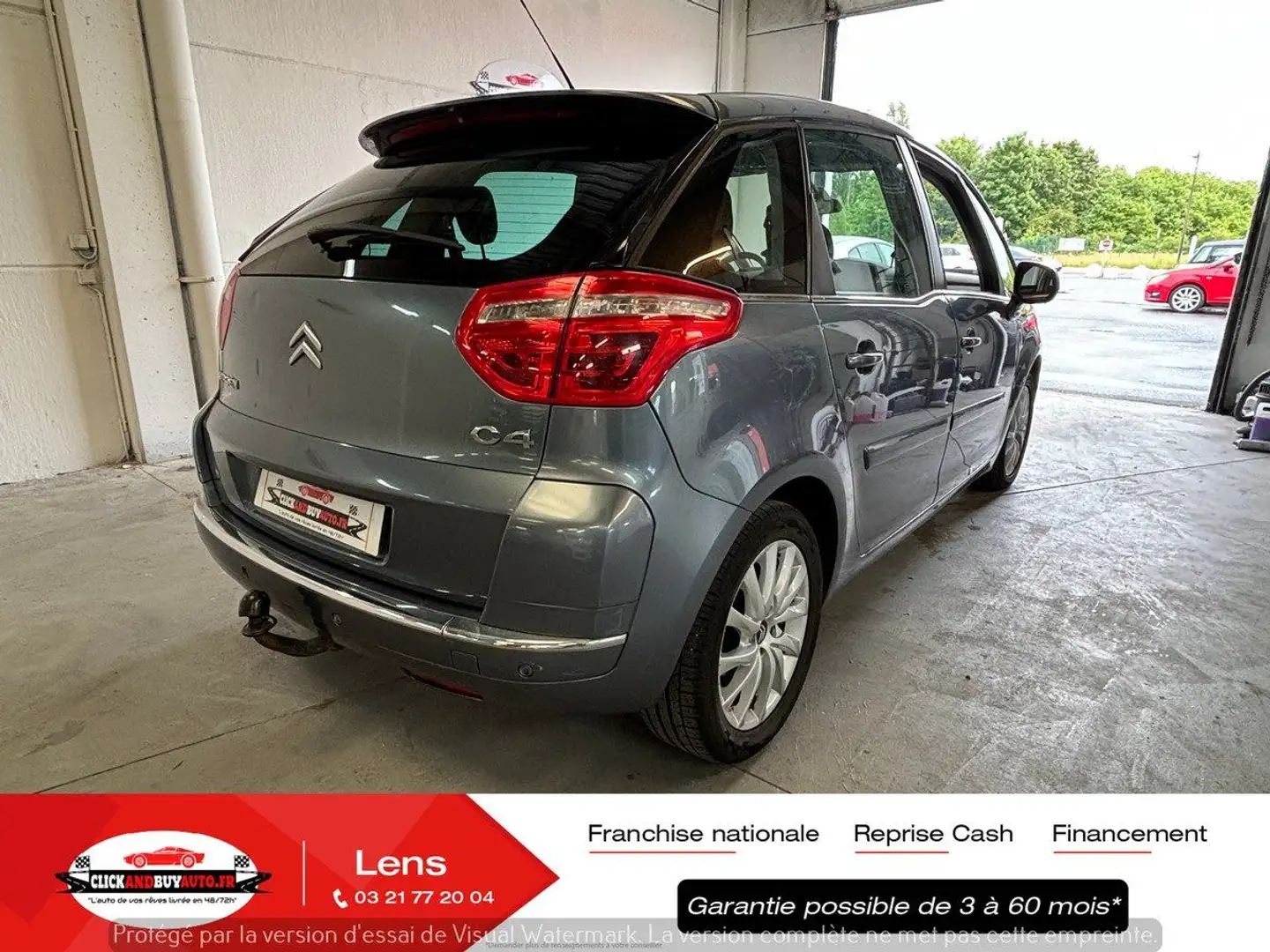 Citroen C4 picasso 1.6 HDI 110CV / CLIM / REGULATEUR / BLUETO Gris - 2