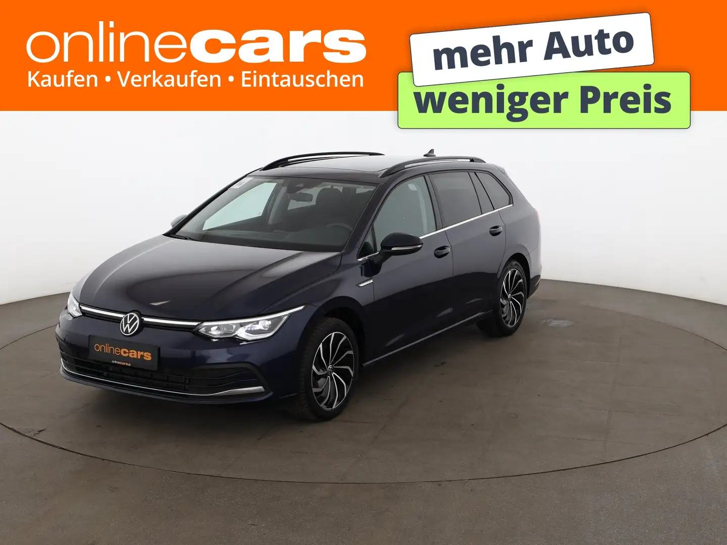 Volkswagen Golf Variant Golf VIII Variant 2.0 TDI Style Aut LED SKY RADAR Blau - 1