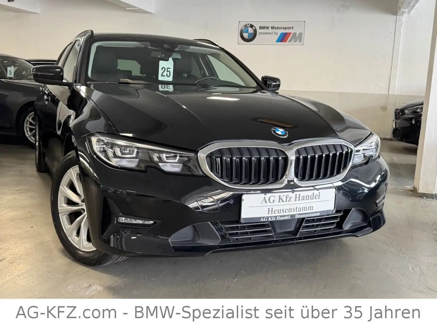 BMW 318 d DigTacho/SPUR/CAM/KeyGO/ACC/NaviProf/Leder Noir - 2