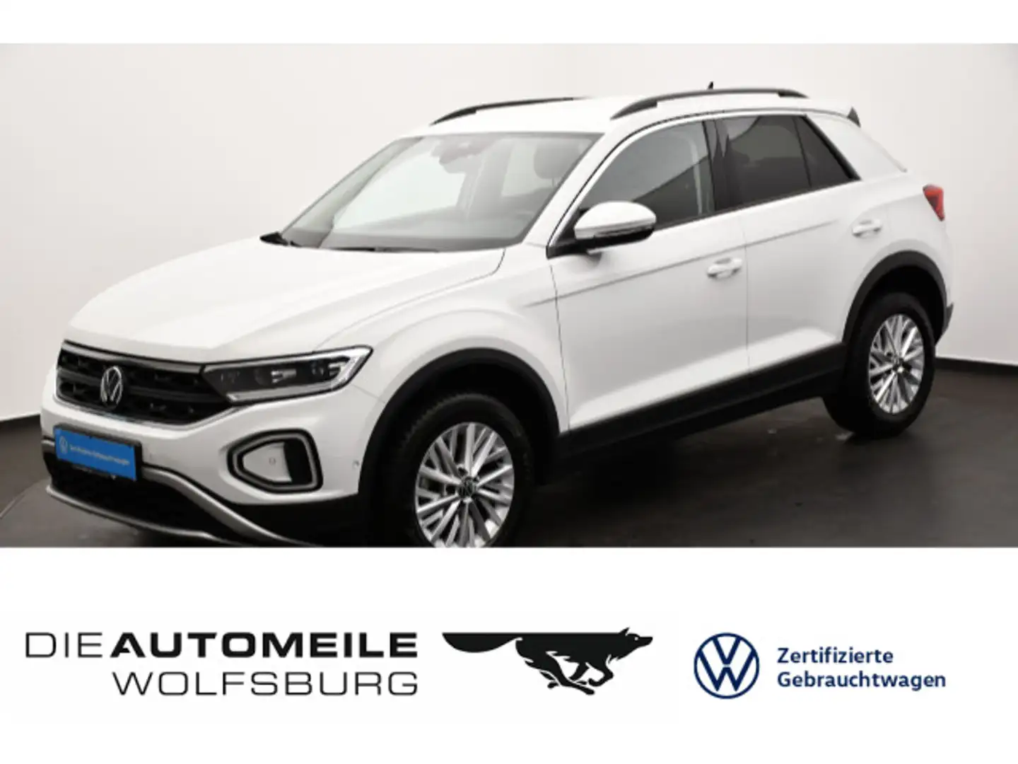 Volkswagen T-Roc 1.0 TSI Life LED+/App-Connect Weiß - 1