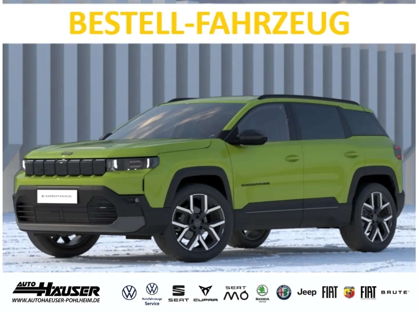 Jeep Compass Elektro First Edition 74 kWh 213PS 2026 Zielony - 1
