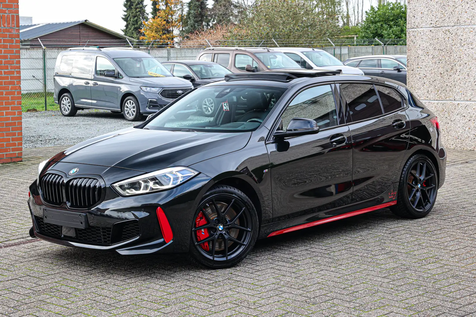 BMW 128 ZETELVERWARMING*CAMERA*PANO-DAK*ELECTRISCHE-KOFFER Nero - 1