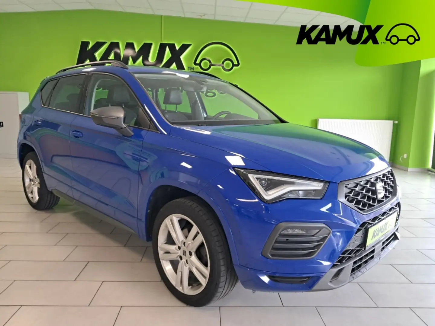SEAT Ateca 1.5TSI FR+LED+CARPLAY+KAMERA+PDC Blauw - 1