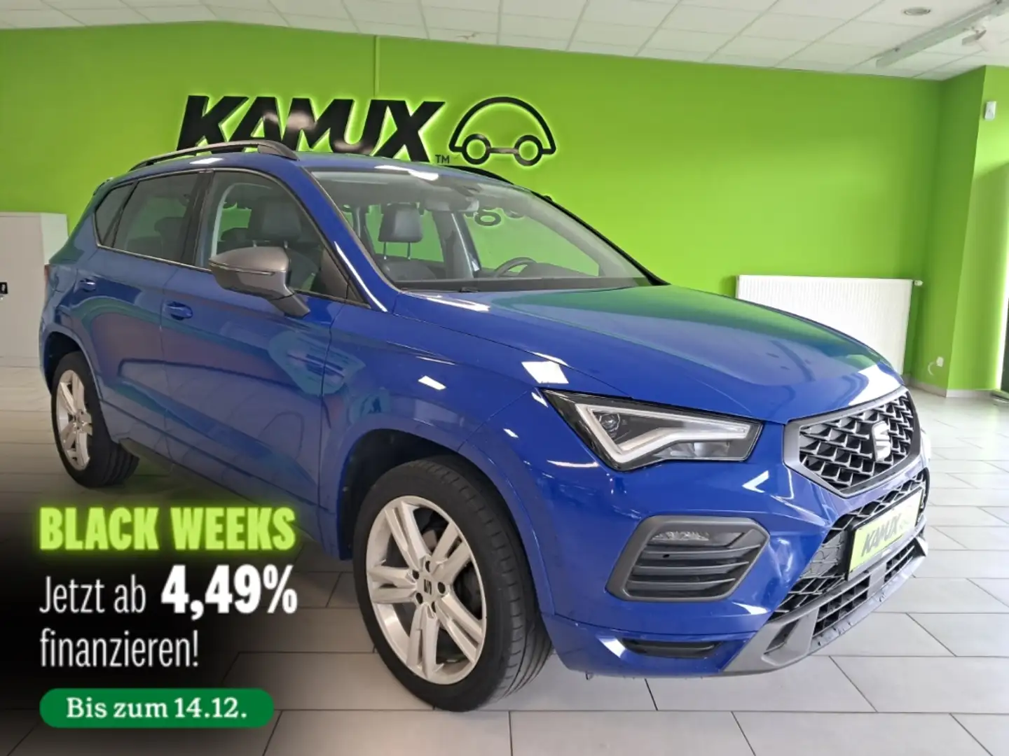 SEAT Ateca 1.5TSI FR+LED+CARPLAY+KAMERA+PDC Blu/Azzurro - 1