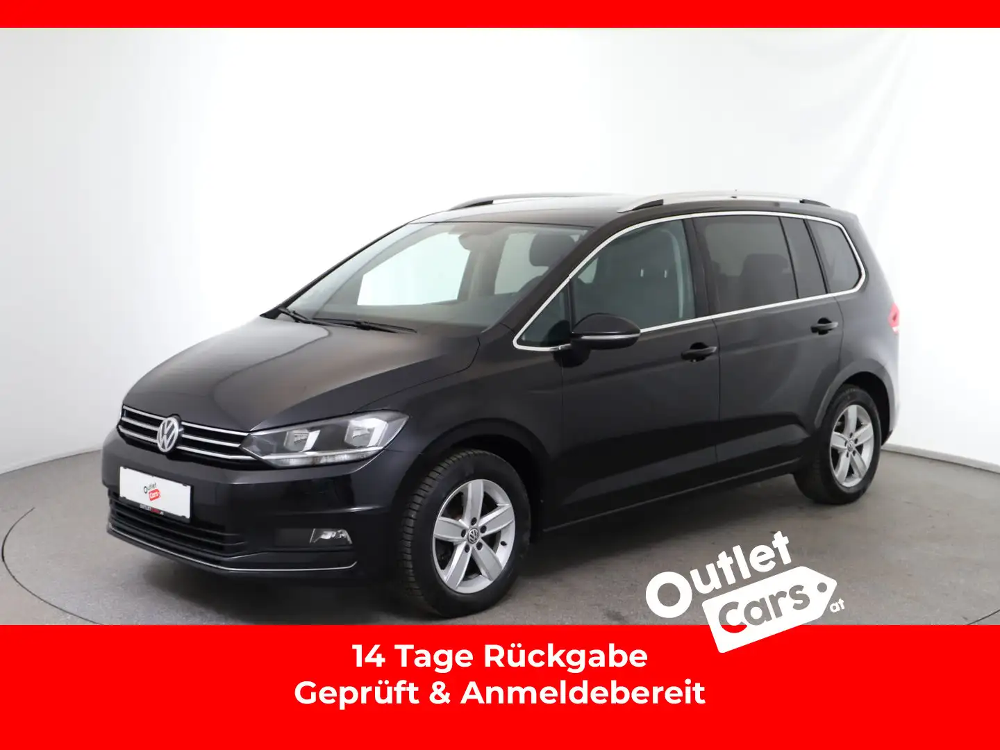 Volkswagen Touran Highline TDI SCR DSG 7-Sitzer Schwarz - 1