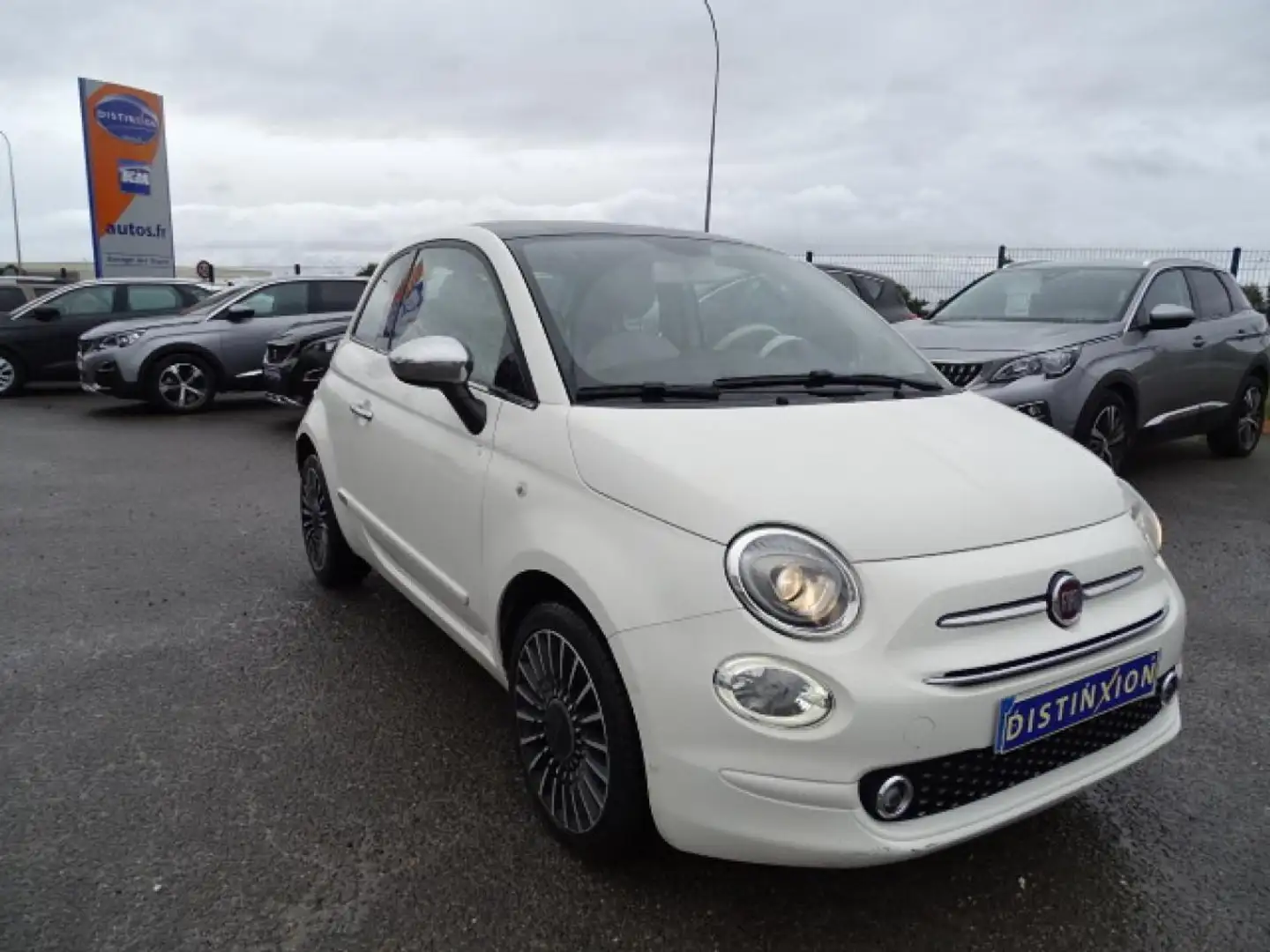 Fiat 500 1.2i - 69 cv + clim auto Blanc - 2