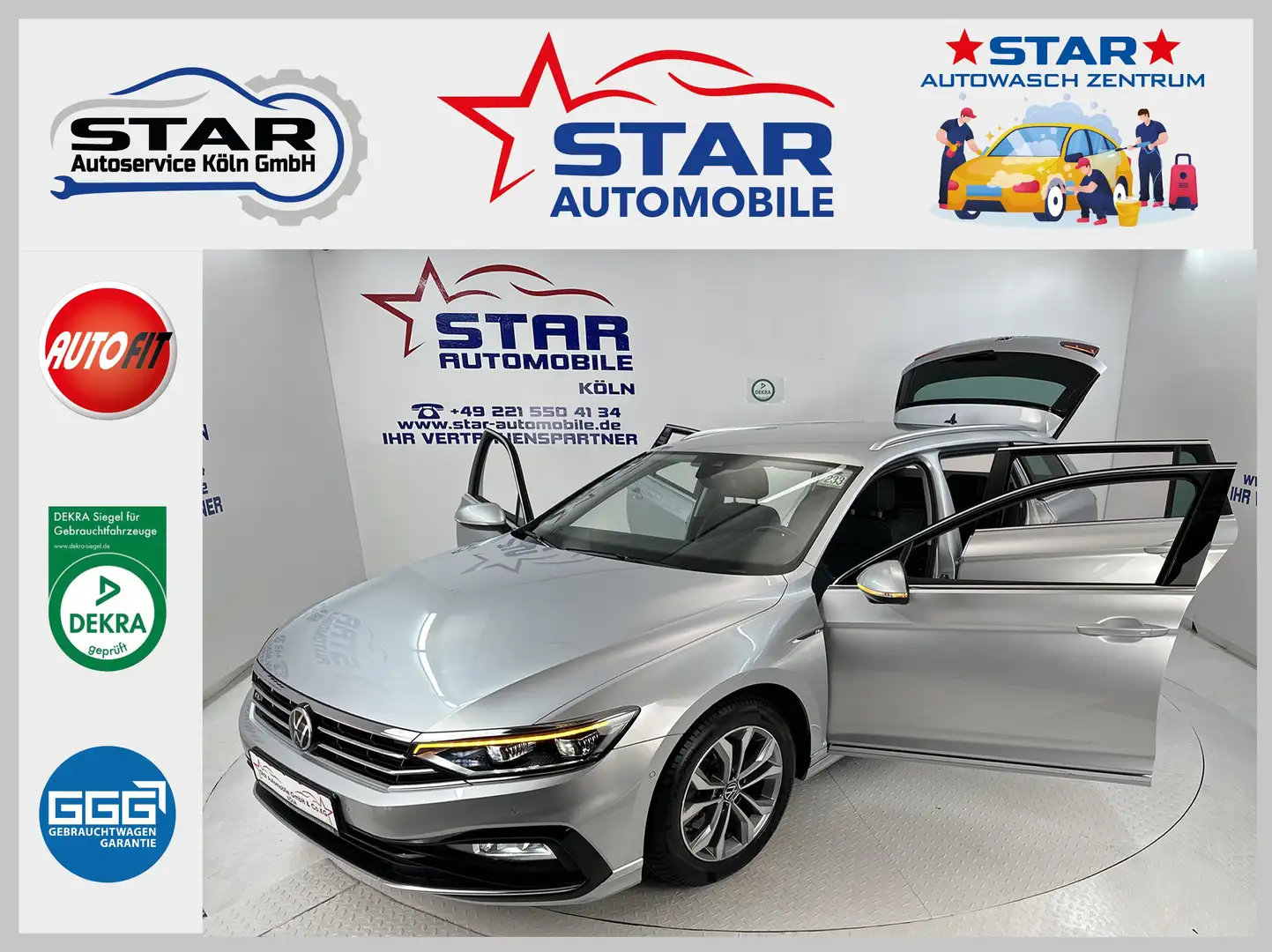 Volkswagen Passat Variant Passat Variant Elegance*R-Line*Highline*LED*EU 6d Grau - 1