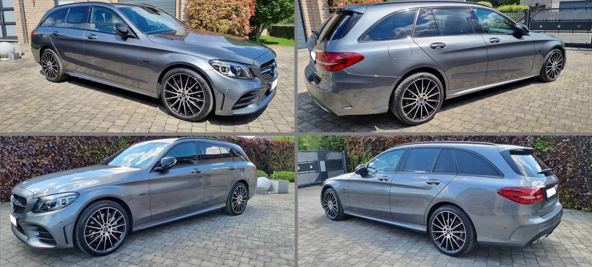 Mercedes-Benz C 300 C300de plugin hybride diesel AMG Line 9G-Tronic Gris - 2