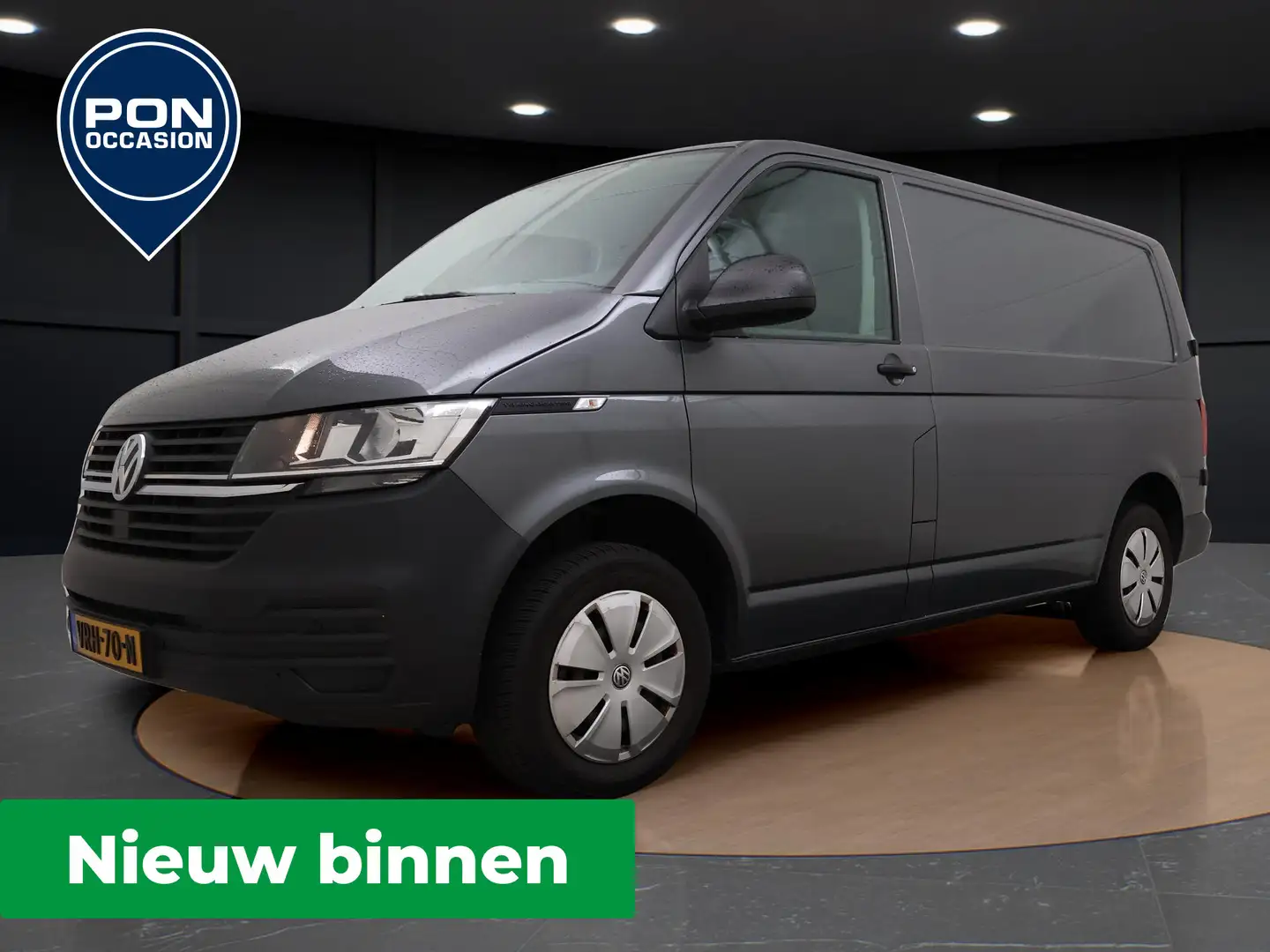 Volkswagen T6.1 Transporter 2.0 TDI 110 PK L1H1 28 | NIEUW BINNEN | Parkeerhul Grijs - 1