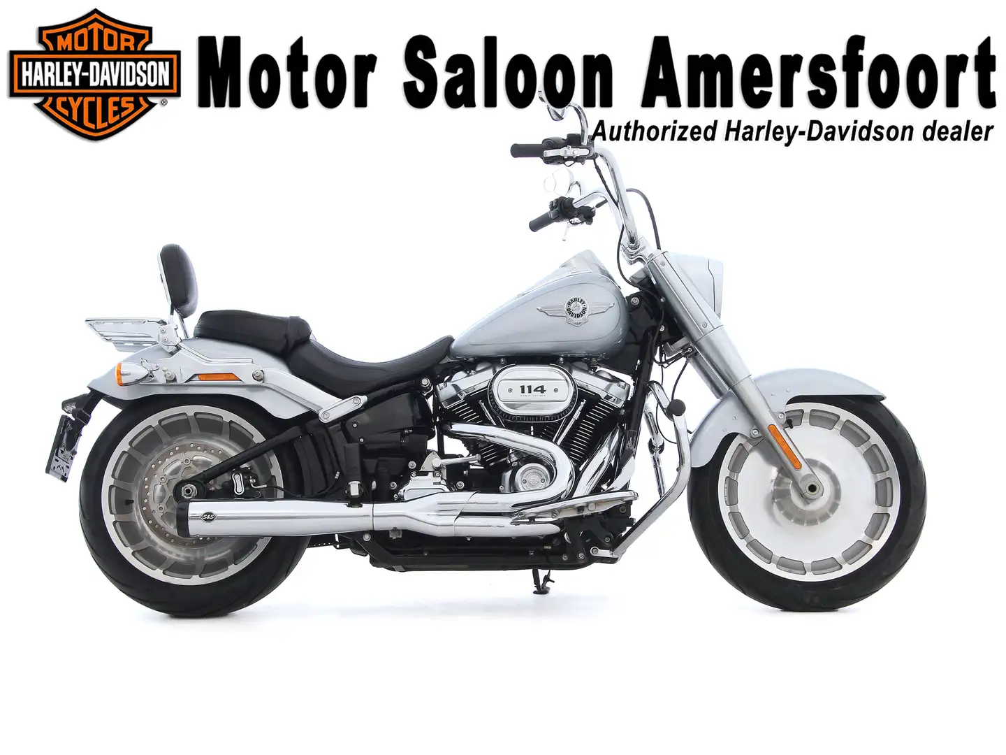 Harley-Davidson Fat Boy FLFBS SOFTAIL FATBOY Argent - 1