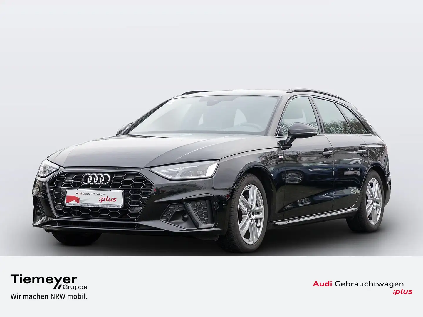 Audi A4 40 TDI Q S LINE LEDER LM18 KAMERA OPTIK Noir - 1