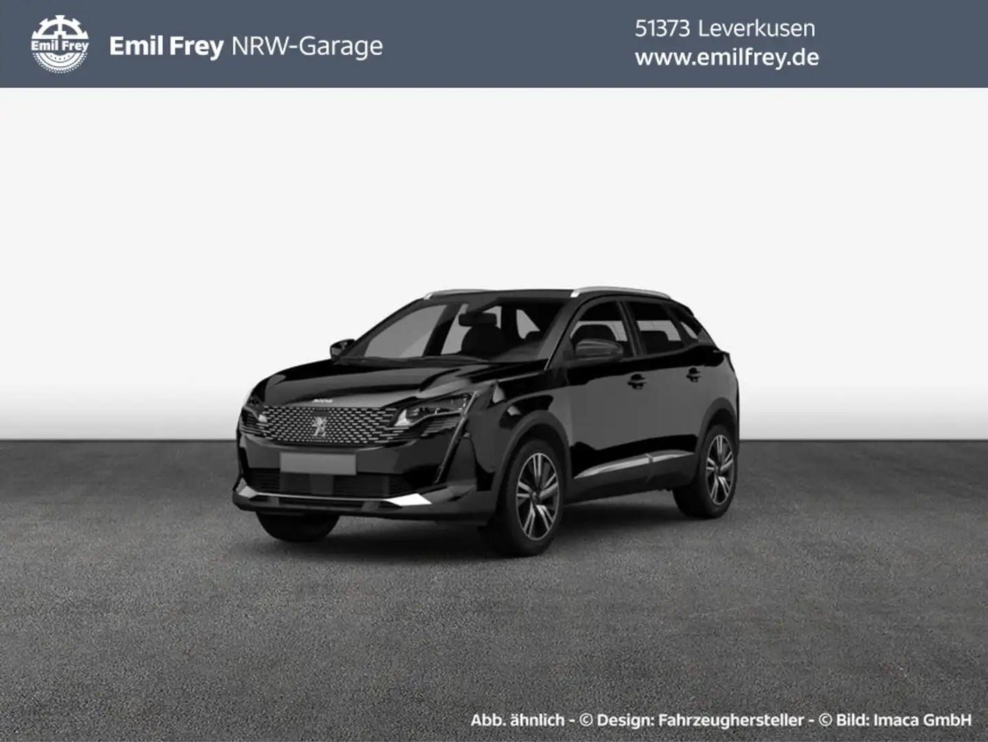 Peugeot 3008 Hybrid 136 e-DSC6 GT AHK+LED+NAVI+PDC Schwarz - 1