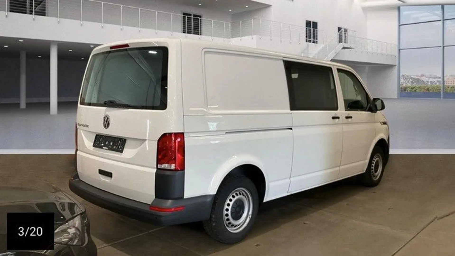 Volkswagen T6 Transporter T6.1 Transporter lang NAVI/TEMPOMAT/PDC/KLIMA Weiß - 2