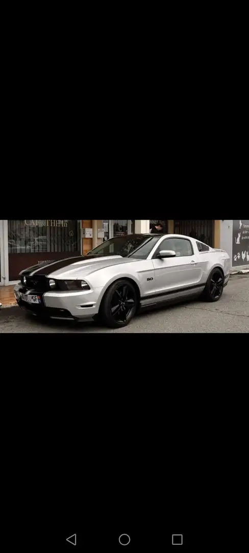 Ford Mustang Mustang Fastback V8 5.0 421 GT A Argent - 1