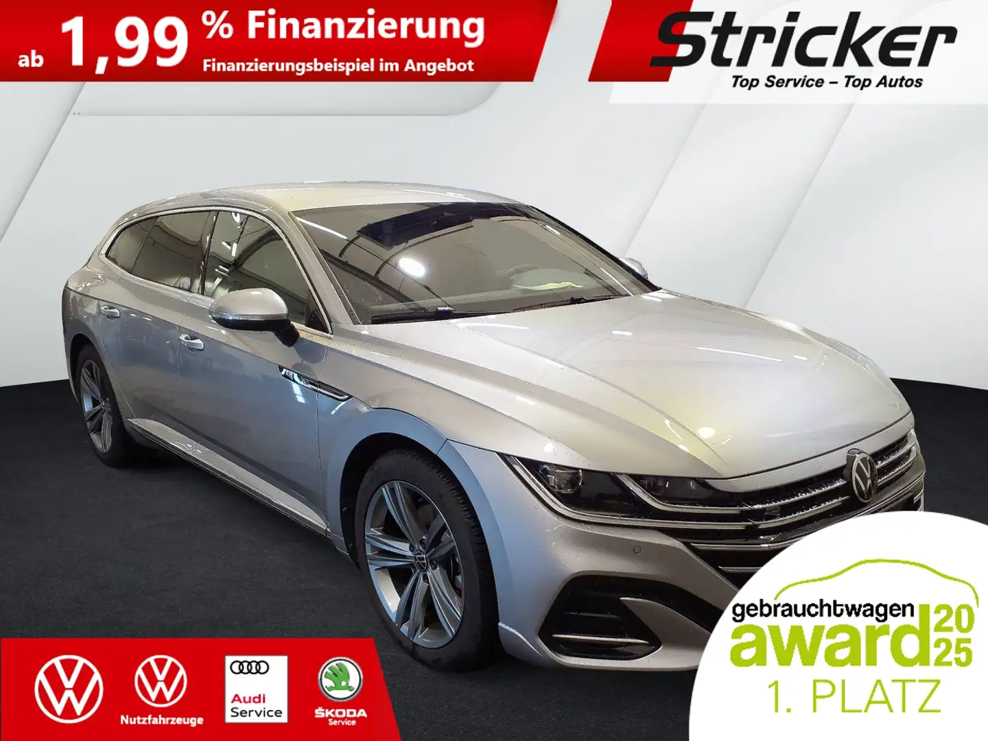 Volkswagen Arteon Shooting Brake R-Line 2.0TSI DSG 307,-ohne Anzahl Argintiu - 2