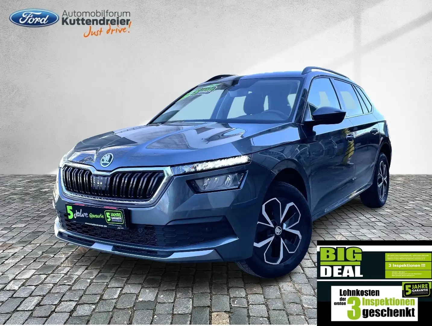 Skoda Kamiq Ambition Navi SmartLink Kamera LED Sitzhei Grijs - 1